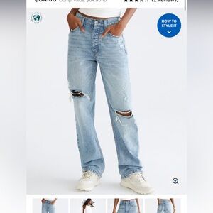 Aeropostale High-Rise Baggy Jean